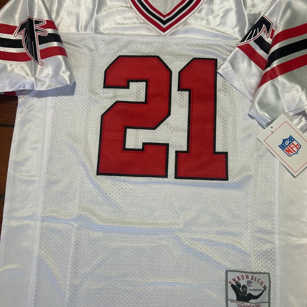 ATLANTA FALCONS DEION SANDERS Men's JERSEY Sz M,L,XL,2X by Mitchell & Ness NWT - Picture 5 of 6